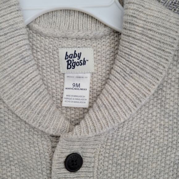 Oshkosh baby B'gosh shawl collar cardigan Size 9 months - Picture 2 of 6